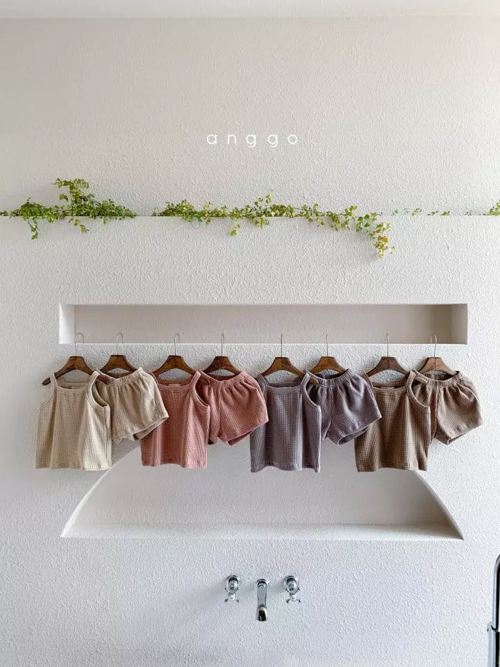 Anggo - Korean Children Fashion - #toddlerclothing - Craker Top Bottom Set - 2