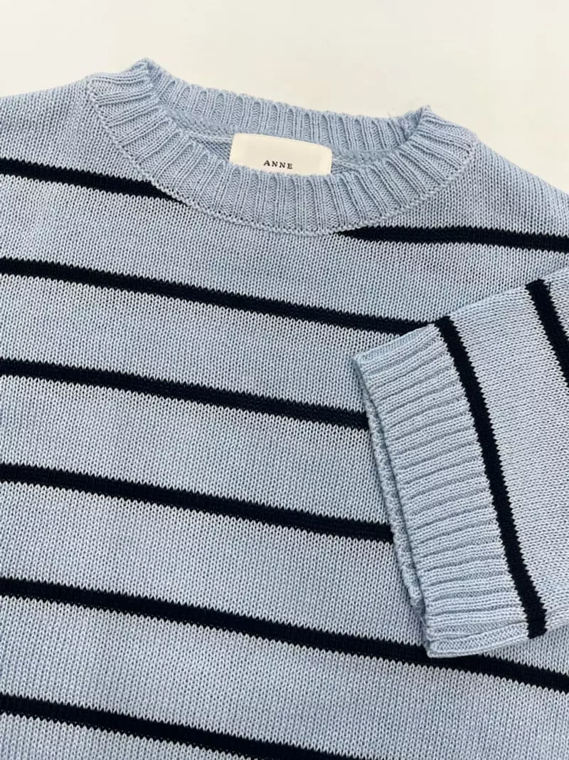 Anne - Korean Women Fashion - #pursuepretty - Bake R Neck Summer Knit - 2