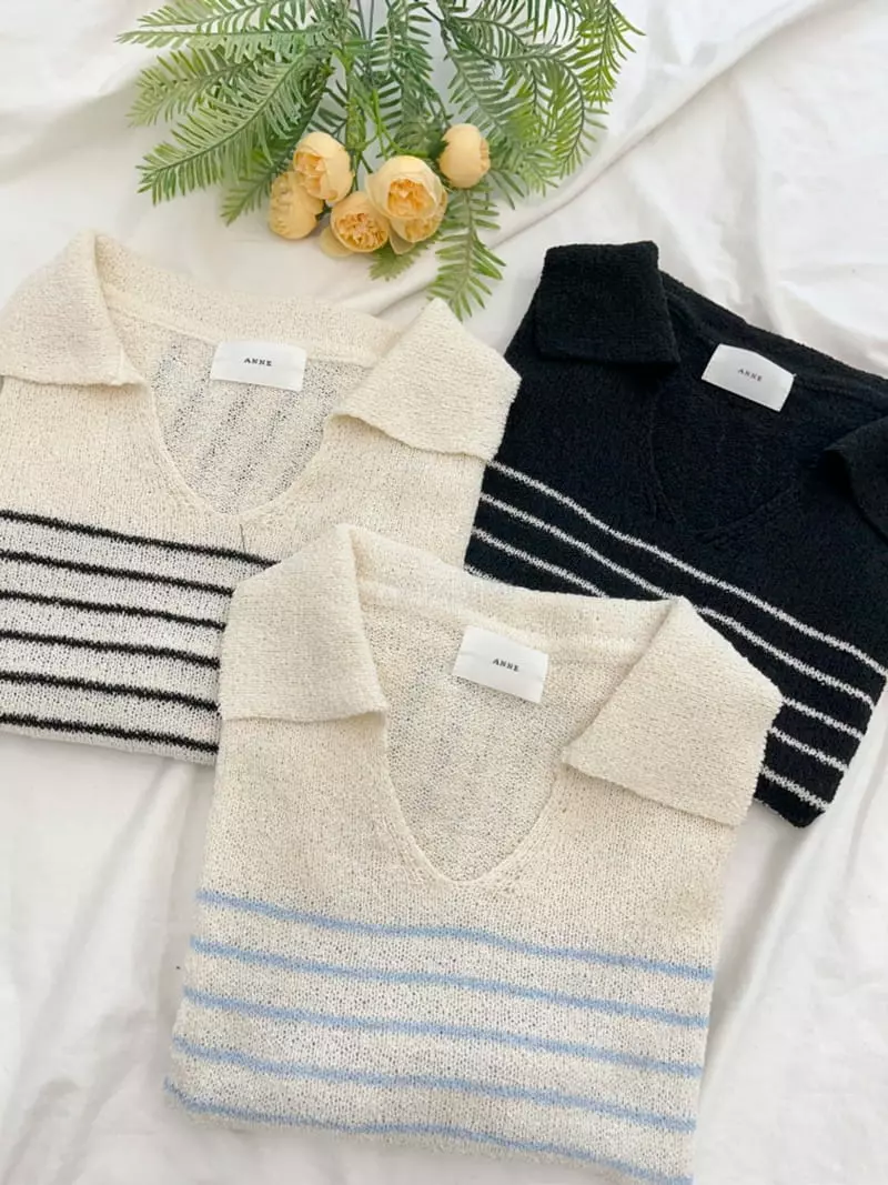 Anne - Korean Women Fashion - #restrostyle - Emma Bookle Summer Knit