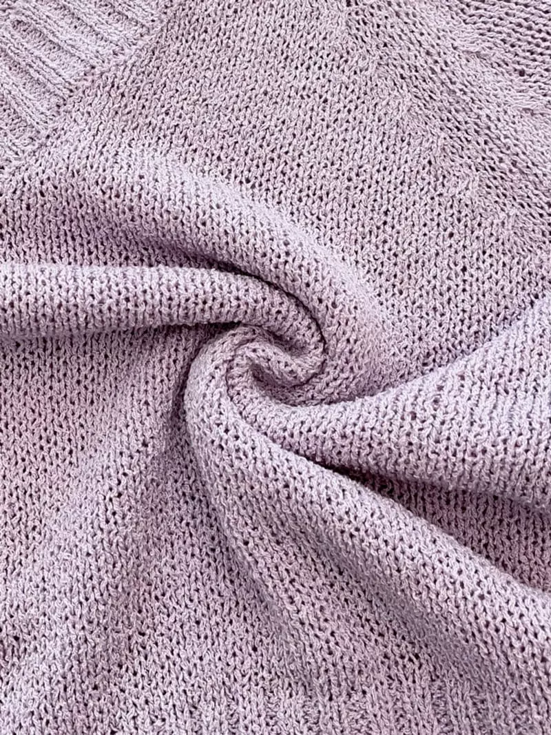 Anne - Korean Women Fashion - #shopsmall - Minic Short Sleeves Knit - 2