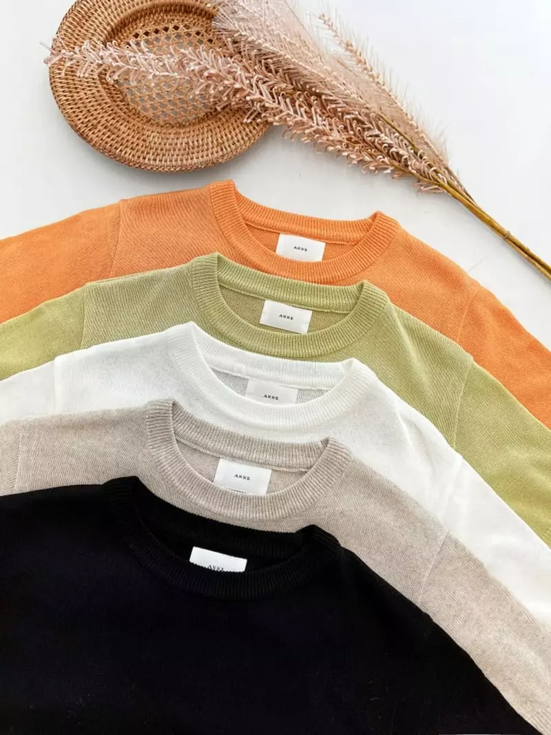 Anne - Korean Women Fashion - #shopsmall - Pia Short Sleeves Knit