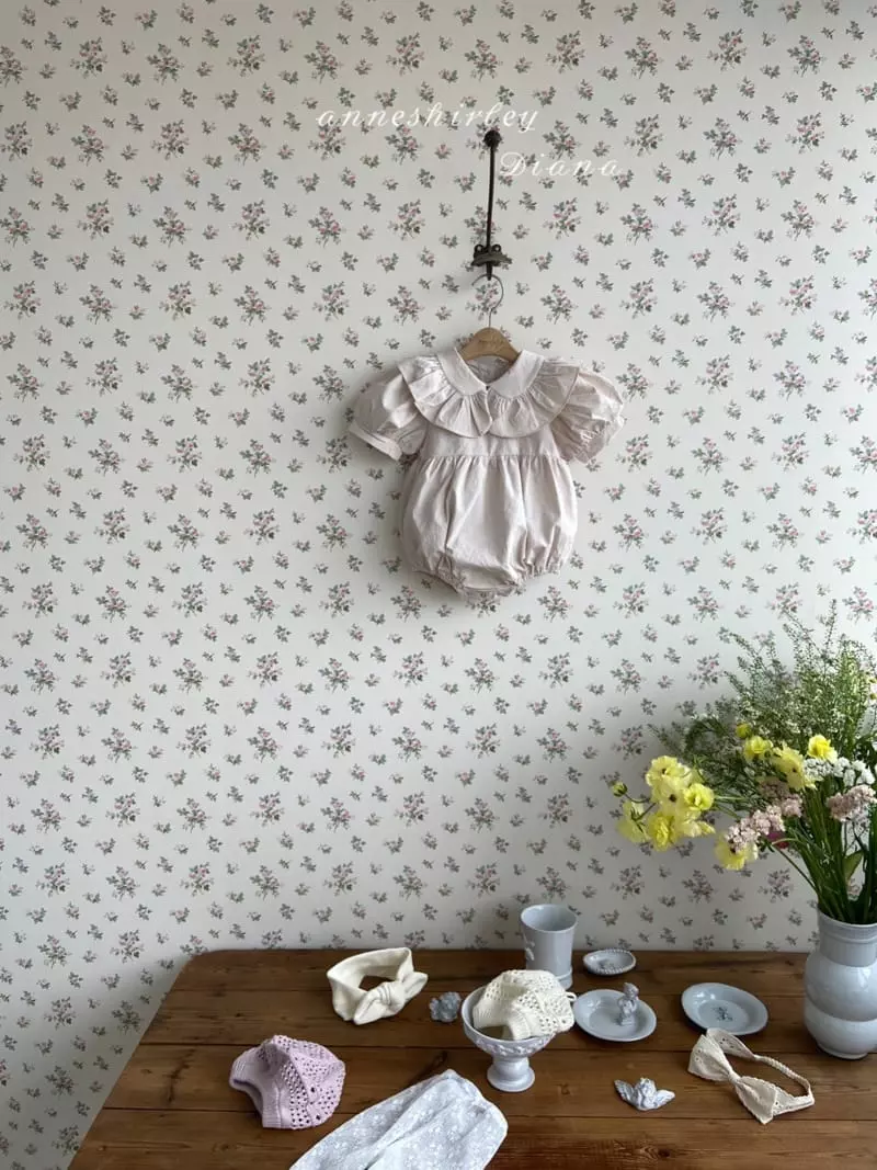 Anne Shirley - Korean Baby Fashion - #babyboutique - Ailey Frill Collar Bodysuit - 4