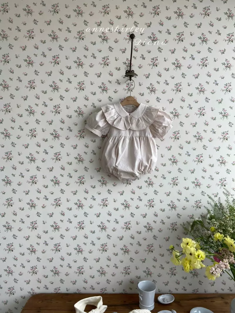 Anne Shirley - Korean Baby Fashion - #babyoutfit - Ailey Frill Collar Bodysuit - 12