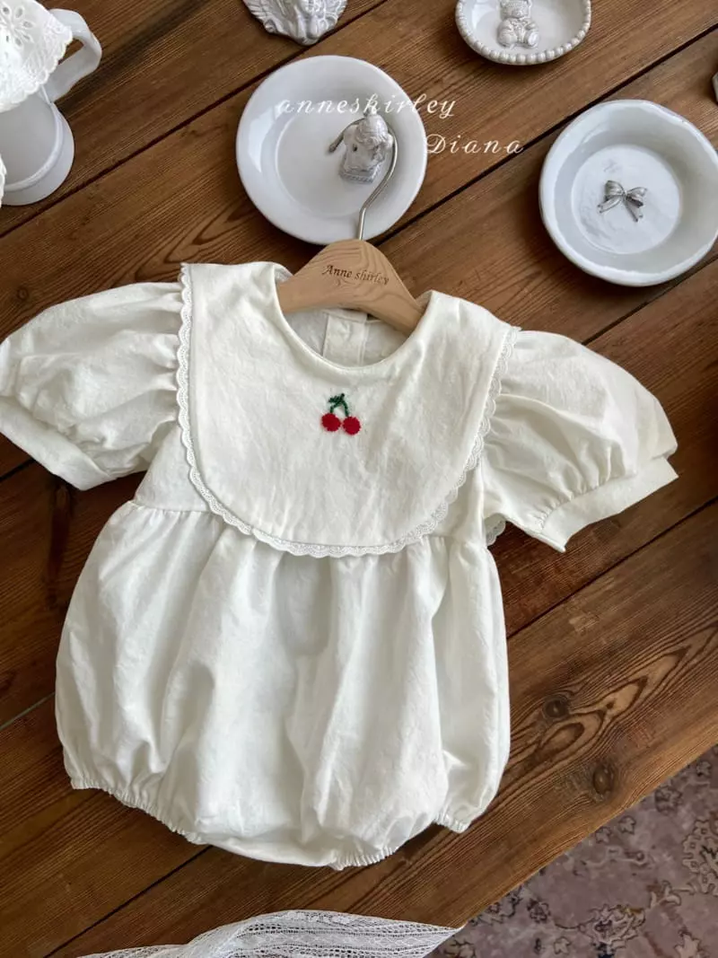 Anne Shirley - Korean Baby Fashion - #babyoutfit - Cherry Cherry Bodysuit - 9