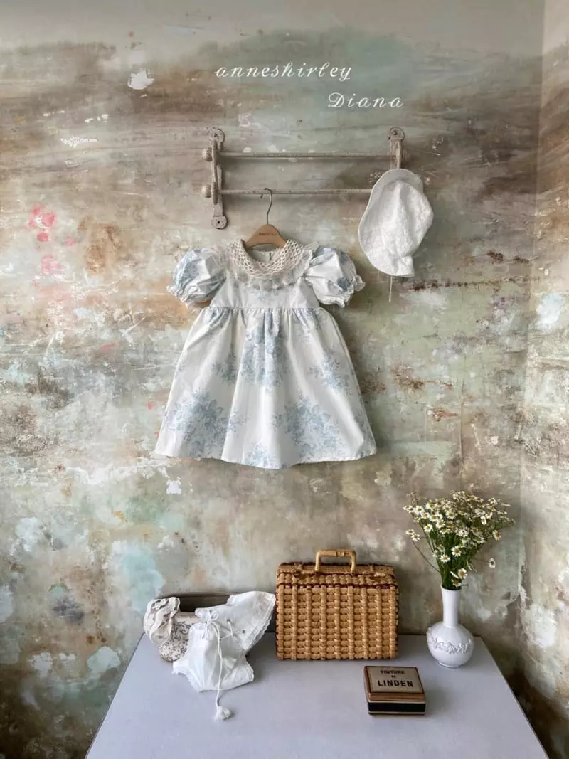 Anne Shirley - Korean Baby Fashion - #onlinebabyboutique - Diana Lace One-piece - 2
