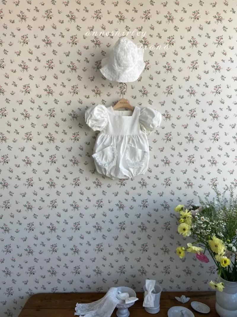 Anne Shirley - Korean Baby Fashion - #onlinebabyshop - Mone Pocket Bodysuit - 2