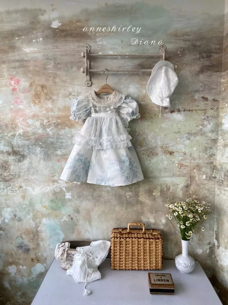 Anne Shirley - Korean Baby Fashion - #onlinebabyshop - Diana Lace One-piece - 4