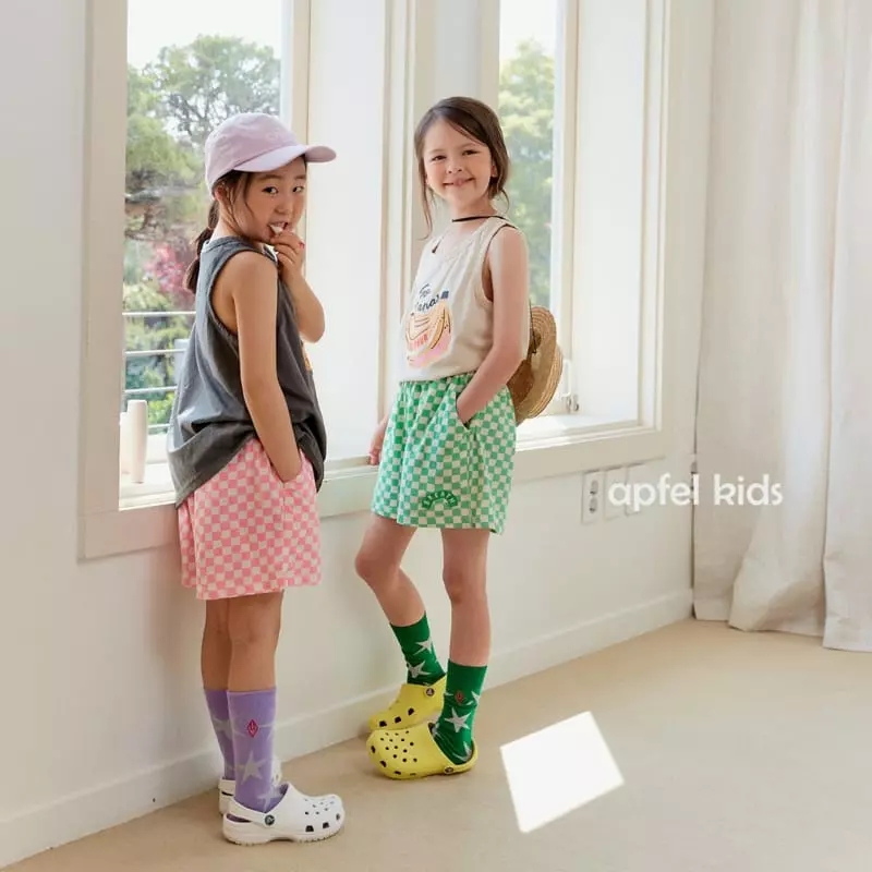 Apfel - Korean Children Fashion - #Kfashion4kids - Check Pants - 5