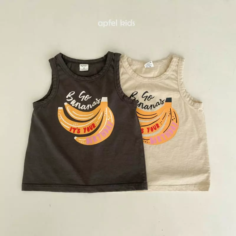 Apfel - Korean Children Fashion - #childofig - Banana Sleeveless