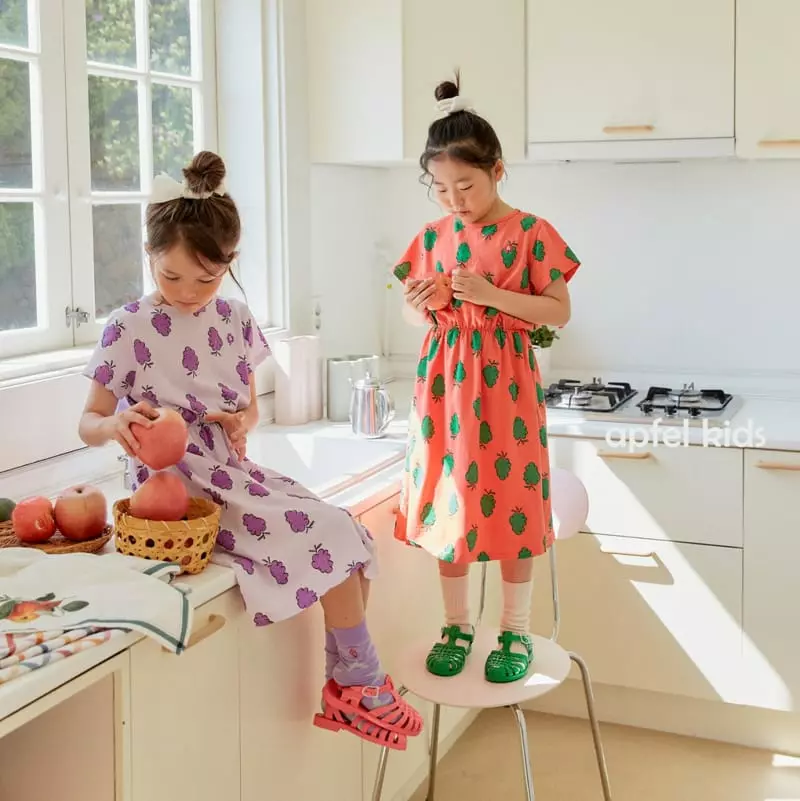 Apfel - Korean Children Fashion - #childofig - Grape One-piece - 7