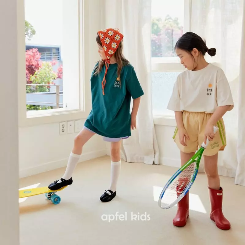 Apfel - Korean Children Fashion - #childofig - Bonjour Long Tee - 3