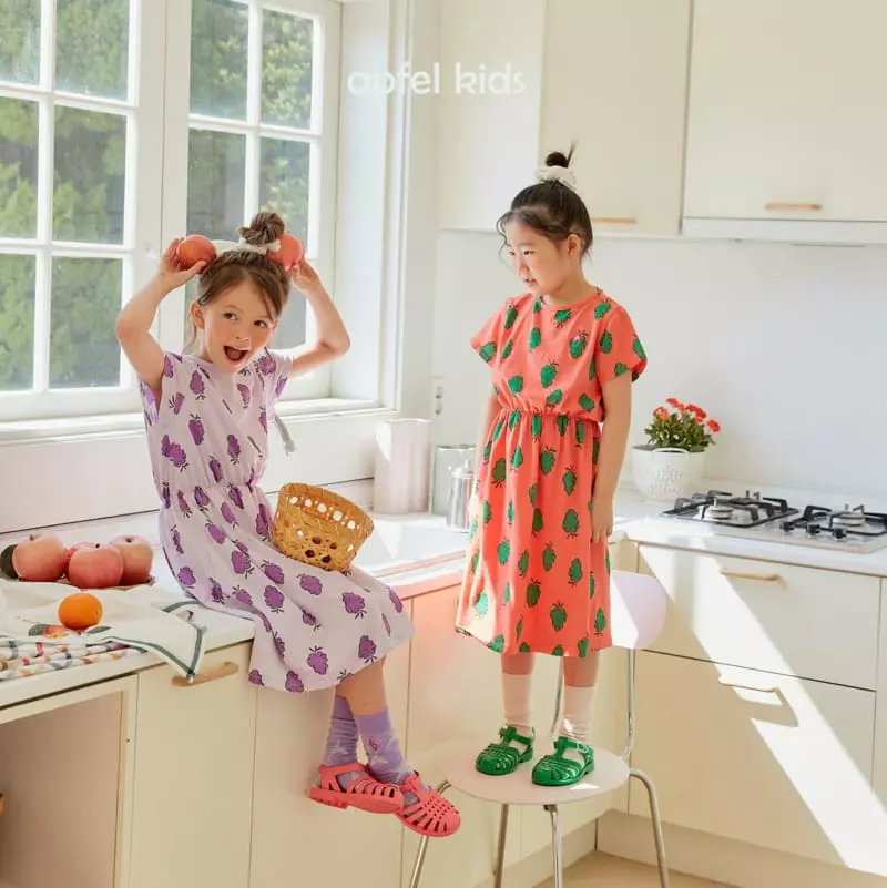 Apfel - Korean Children Fashion - #childrensboutique - Grape One-piece - 8