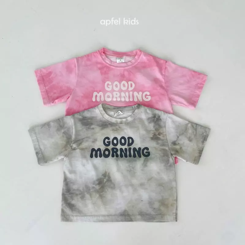 Apfel - Korean Children Fashion - #designkidswear - Good Morning Tee
