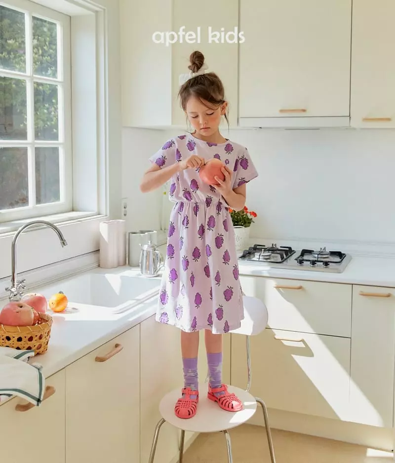 Apfel - Korean Children Fashion - #discoveringself - Grape One-piece - 10