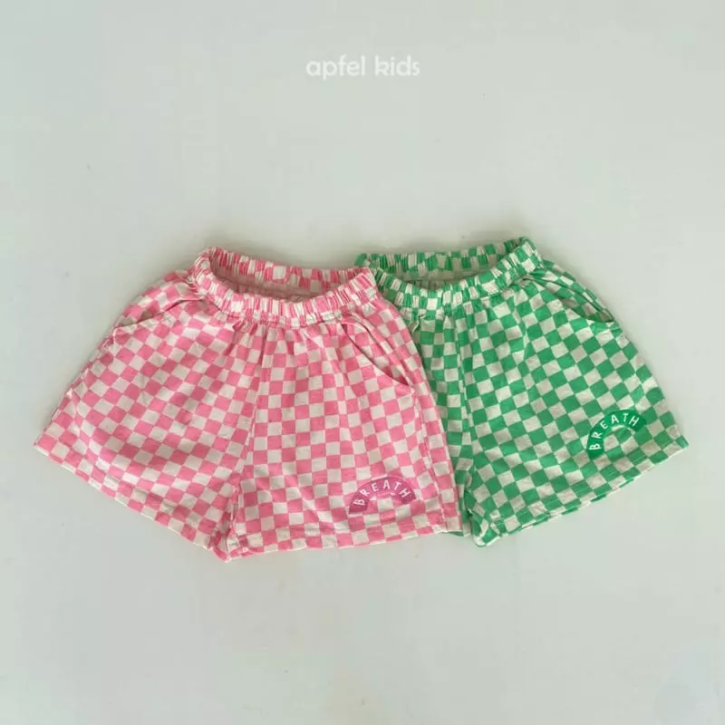 Apfel - Korean Children Fashion - #fashionkids - Check Pants