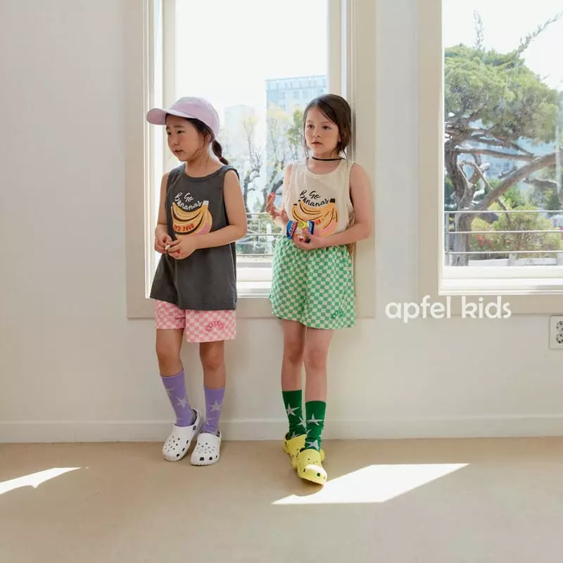 Apfel - Korean Children Fashion - #kidsshorts - Banana Sleeveless - 7