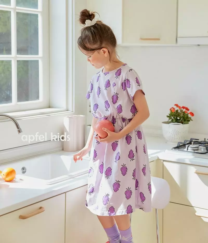Apfel - Korean Children Fashion - #kidsshorts - Grape One-piece - 12