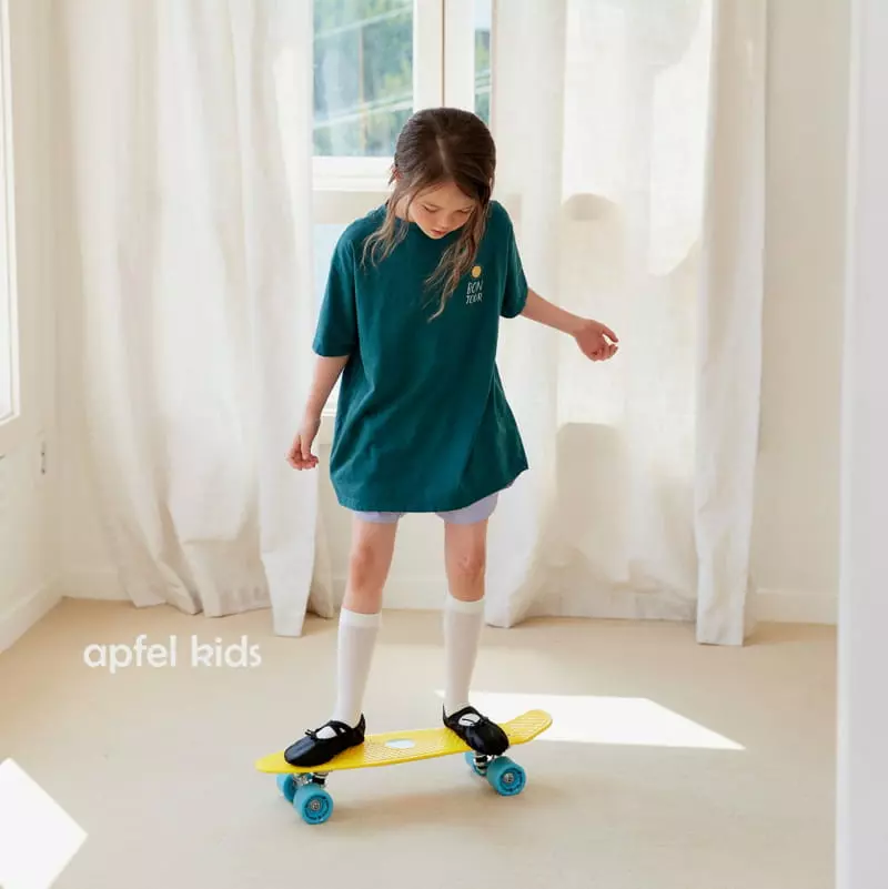 Apfel - Korean Children Fashion - #kidsshorts - Bonjour Long Tee - 8