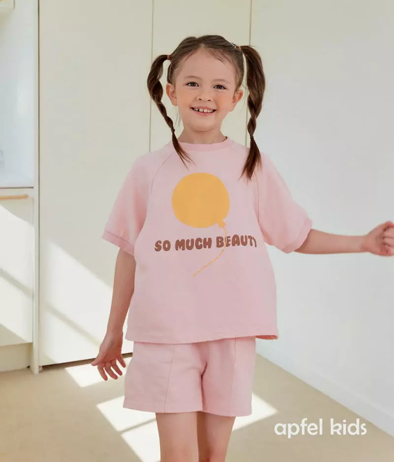 Apfel - Korean Children Fashion - #littlefashionista - Balloon Top Bottom Set - 2