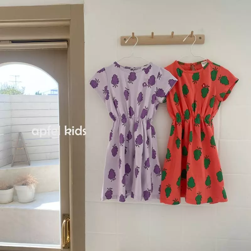 Apfel - Korean Children Fashion - #magicofchildhood - Grape One-piece