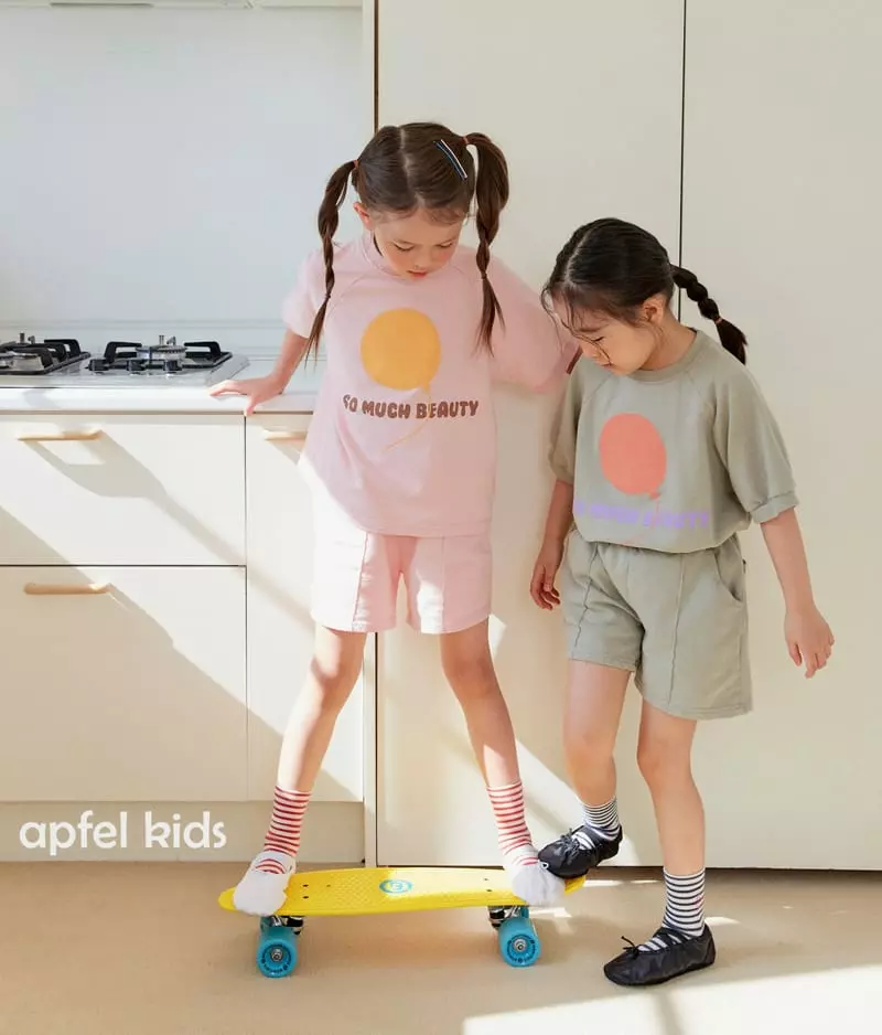 Apfel - Korean Children Fashion - #magicofchildhood - Balloon Top Bottom Set - 4