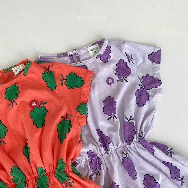 Apfel - Korean Children Fashion - #minifashionista - Grape One-piece - 2
