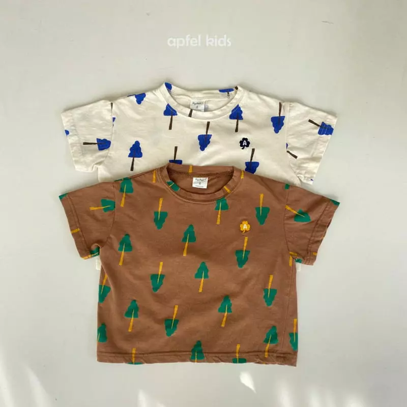 Apfel - Korean Children Fashion - #prettylittlegirls - Tree Tee