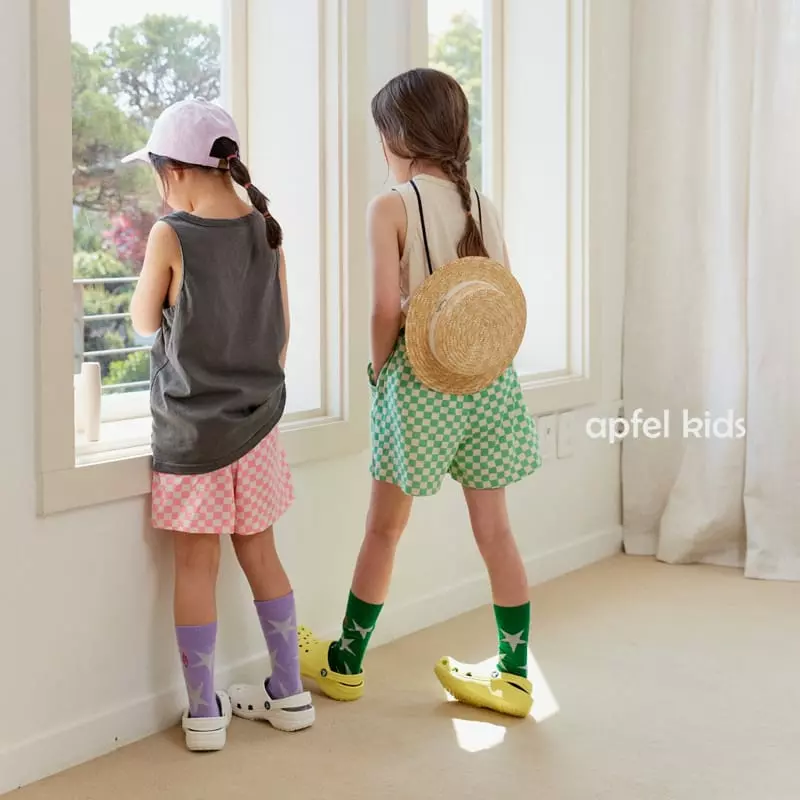Apfel - Korean Children Fashion - #prettylittlegirls - Check Pants - 9