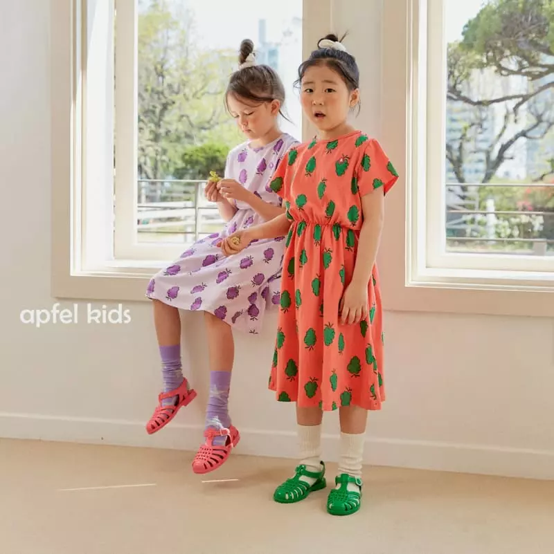 Apfel - Korean Children Fashion - #prettylittlegirls - Grape One-piece - 3