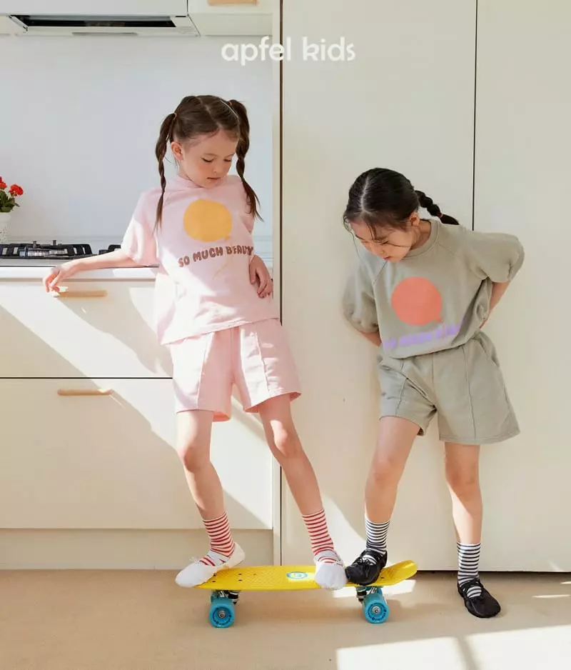 Apfel - Korean Children Fashion - #stylishchildhood - Balloon Top Bottom Set - 8