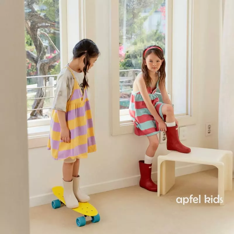 Apfel - Korean Children Fashion - #stylishchildhood - Bomo Ping One-piece - 7