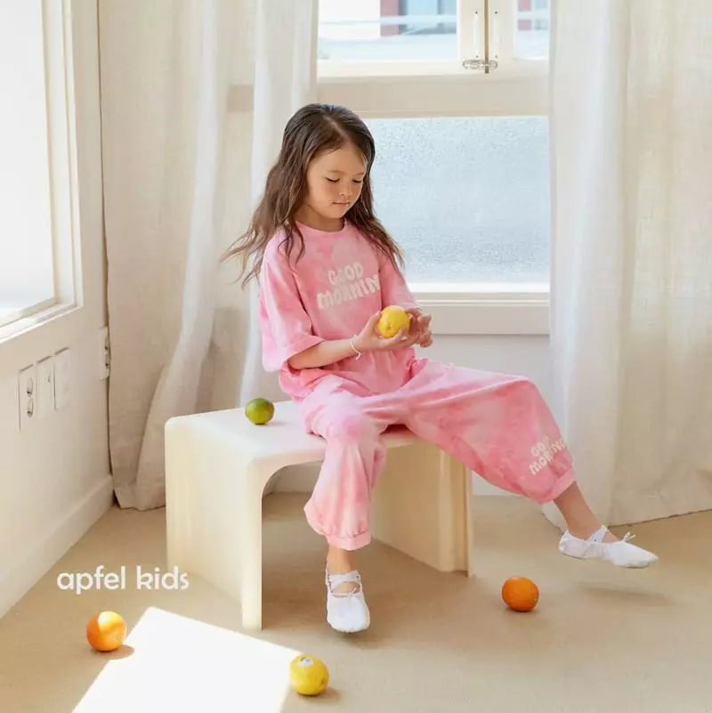 Apfel - Korean Children Fashion - #todddlerfashion - Good Morning Tee - 12