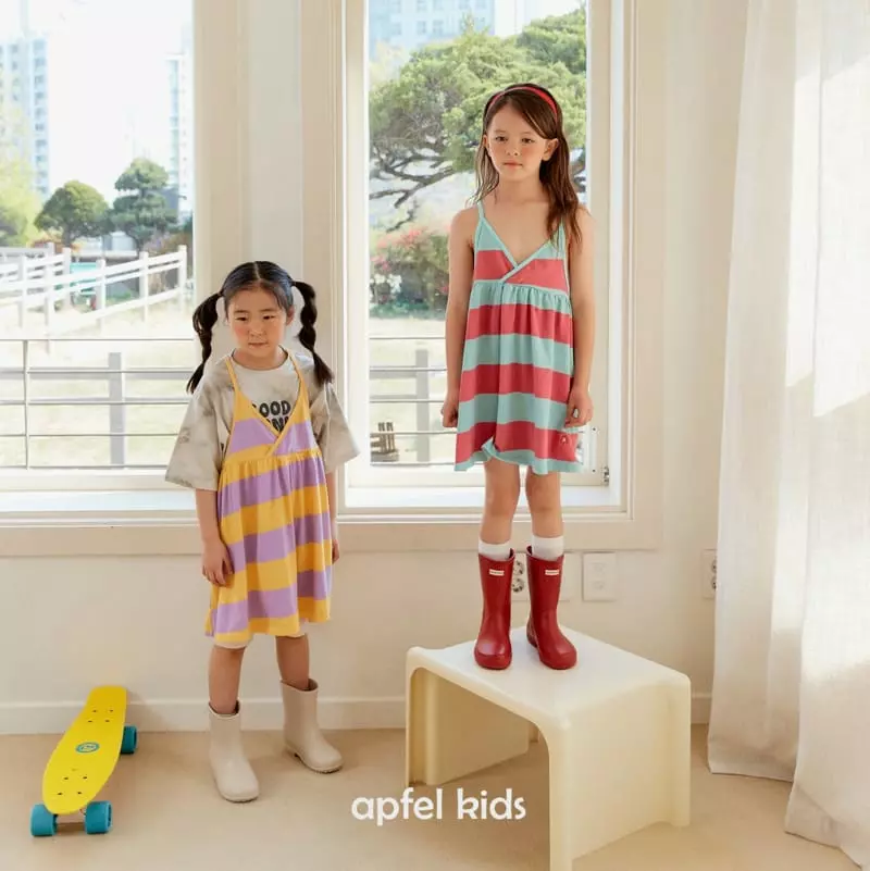 Apfel - Korean Children Fashion - #todddlerfashion - Bomo Ping One-piece - 5
