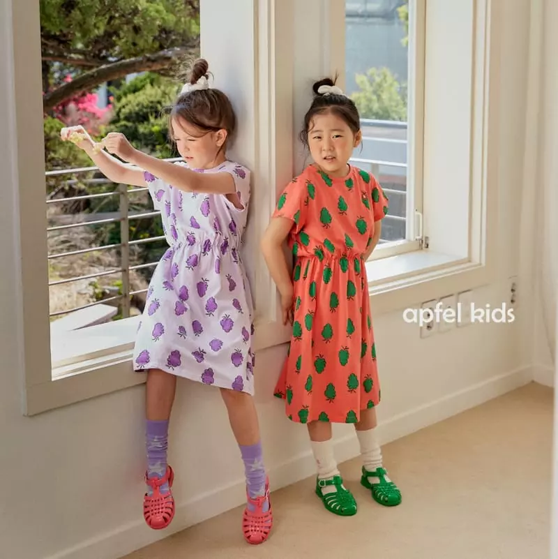 Apfel - Korean Children Fashion - #prettylittlegirls - Grape One-piece - 4