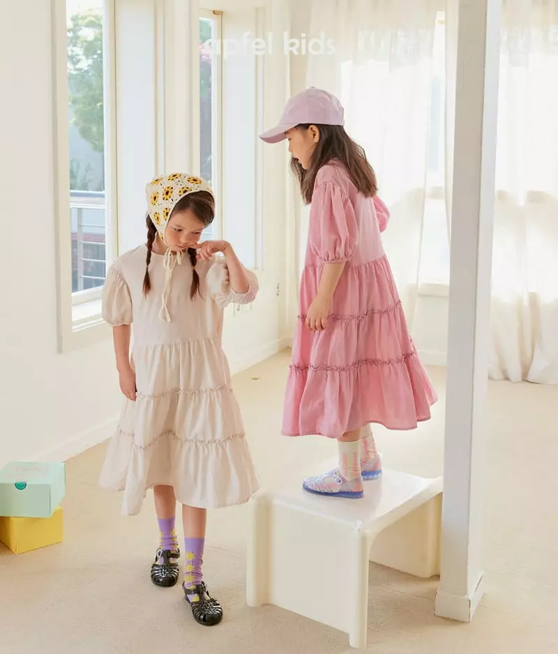 Apfel - Korean Children Fashion - #todddlerfashion - Alice One-piece - 3
