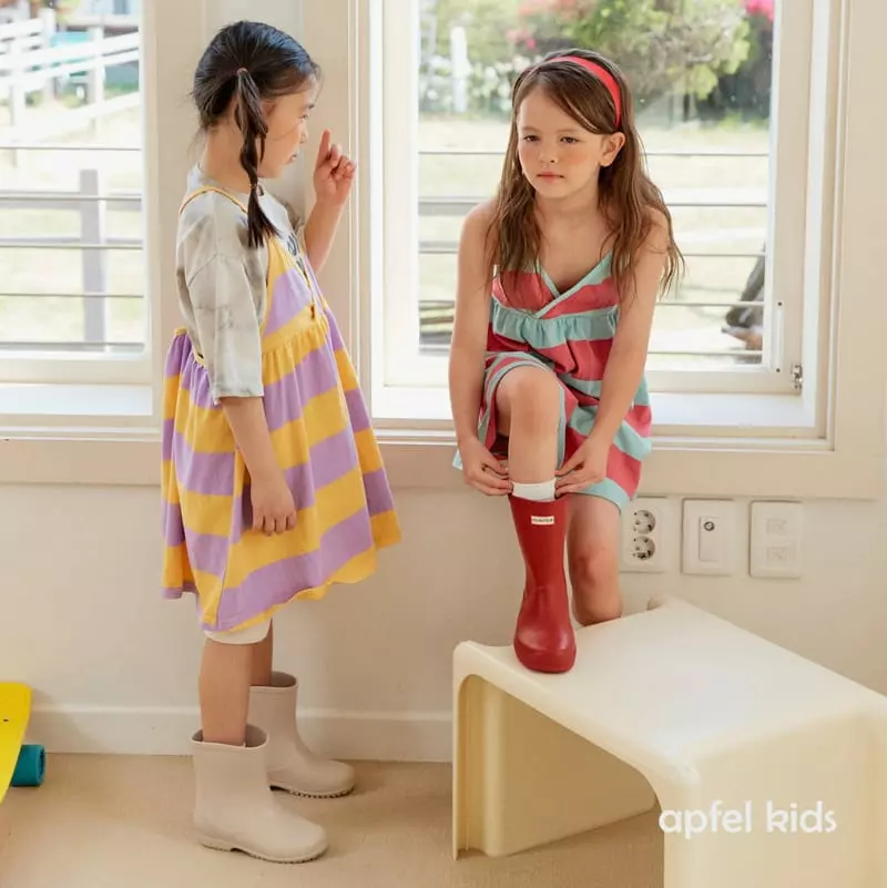 Apfel - Korean Children Fashion - #toddlerclothing - Bomo Ping One-piece - 6