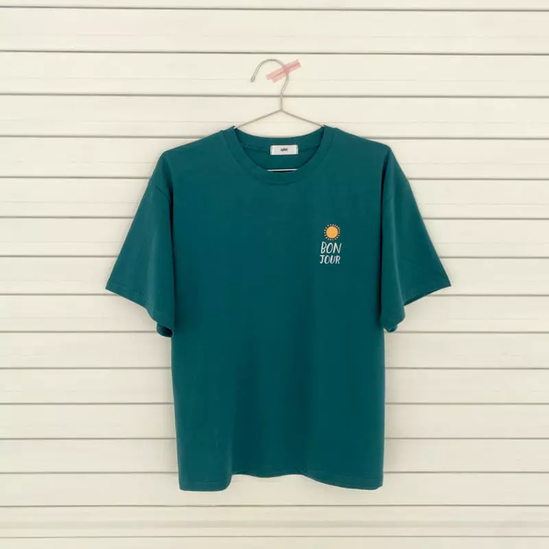 Apfel - Korean Women Fashion - #momslook - Mom Bonjour Tee - 6