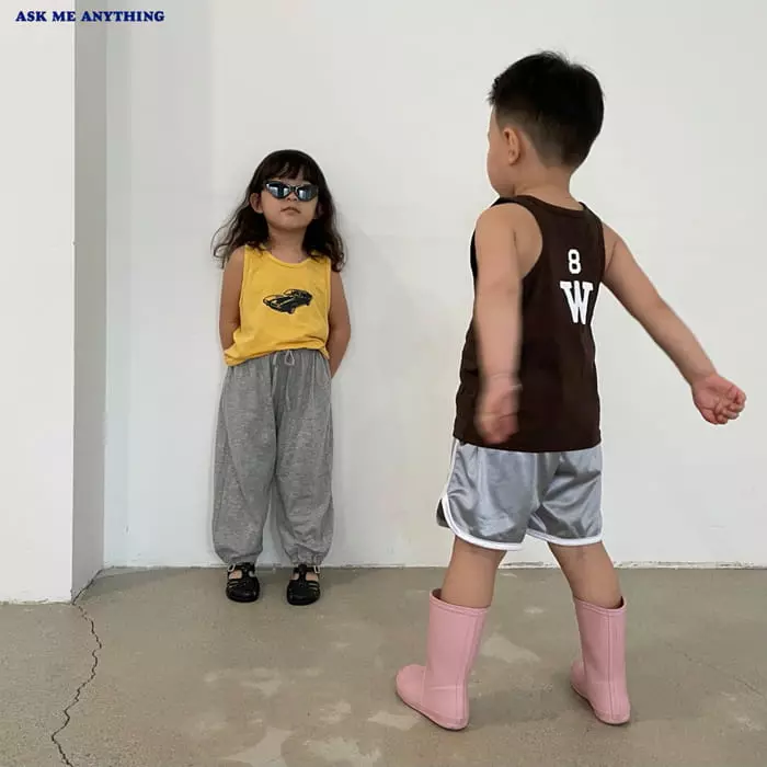 Ask Me Anything - Korean Children Fashion - #Kfashion4kids - 8 W Tee - 7