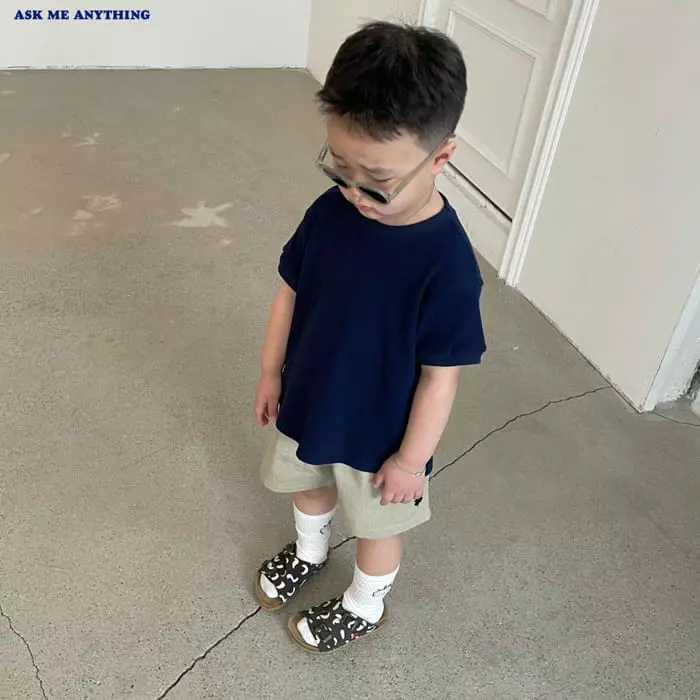 Ask Me Anything - Korean Children Fashion - #Kfashion4kids - Waffle Tee