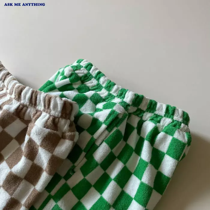 Ask Me Anything - Korean Children Fashion - #childofig - Checker Shorts - 7