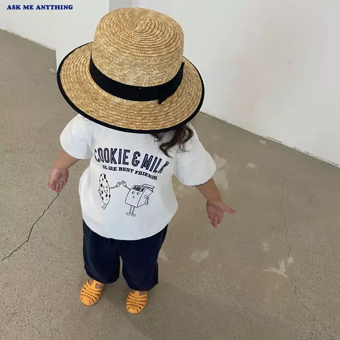 Ask Me Anything - Korean Children Fashion - #childofig - Cookie Milk Tee - 11