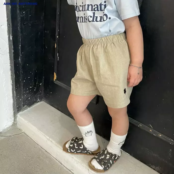 Ask Me Anything - Korean Children Fashion - #childrensboutique - Clover Pigment Shorts - 5