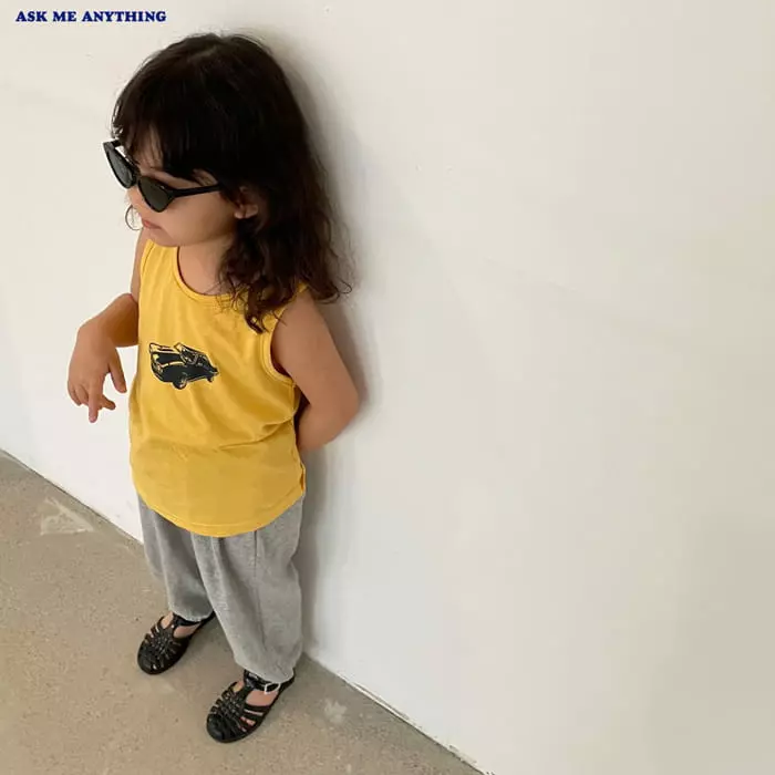 Ask Me Anything - Korean Children Fashion - #childofig - Slub Pants - 4