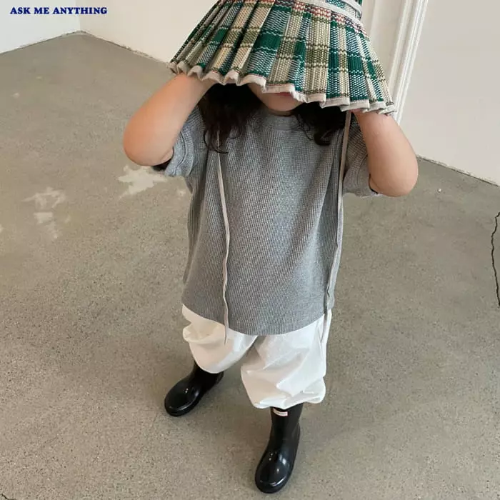 Ask Me Anything - Korean Children Fashion - #childrensboutique - Waffle Tee - 8