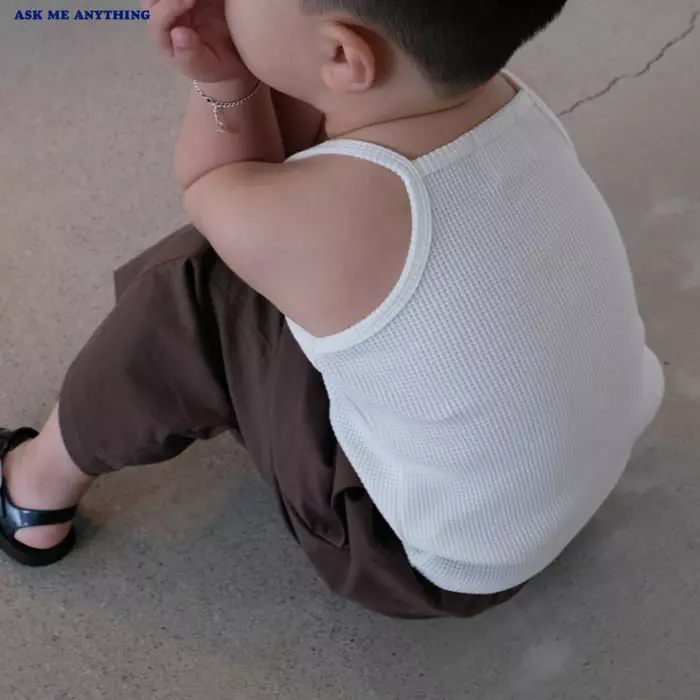 Ask Me Anything - Korean Children Fashion - #designkidswear - Joy Sleeveless Tee - 11