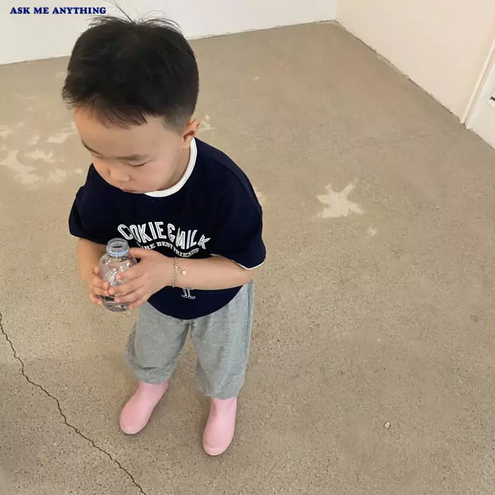 Ask Me Anything - Korean Children Fashion - #fashionkids - Cookie Milk Tee - 2