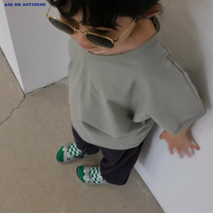 Ask Me Anything - Korean Children Fashion - #fashionkids - Soft Tee - 12