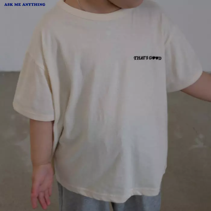 Ask Me Anything - Korean Children Fashion - #kidsshorts - That is Short Tee - 11