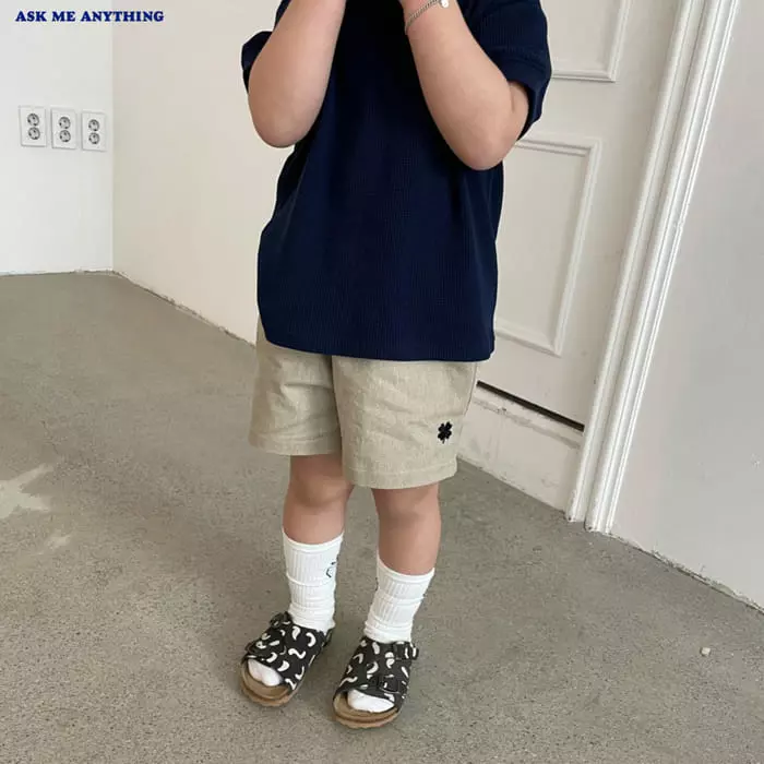 Ask Me Anything - Korean Children Fashion - #kidsstore - Clover Pigment Shorts - 10