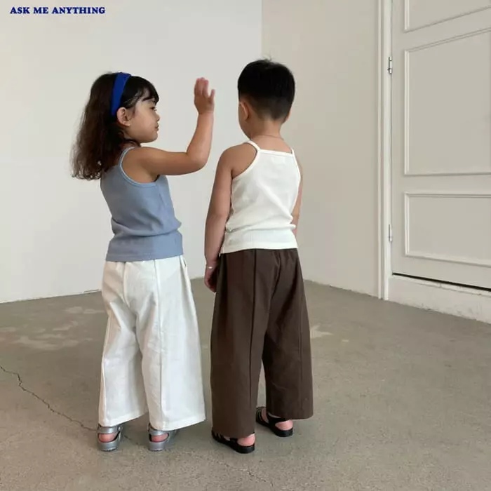 Ask Me Anything - Korean Children Fashion - #Kfashion4kids - Joy Sleeveless Tee - 4
